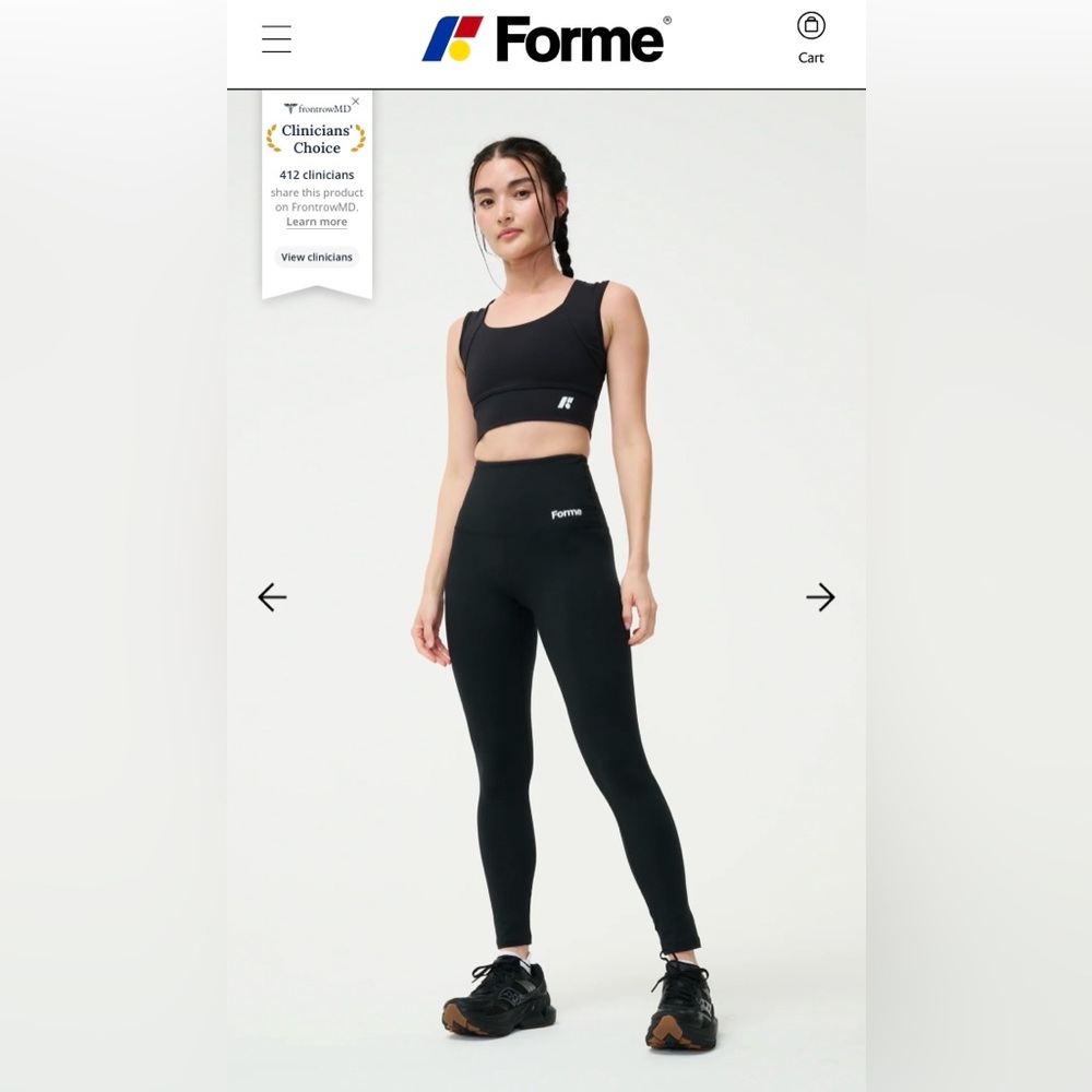 Forme High-Waist Black Leggings